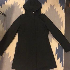 Kristen Blake Black Raincoat